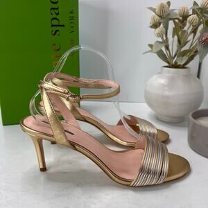 Kate Spade Jasmyne Multi Metallic Heel Silver/Gold S71900003 Women's 9.5B NWB